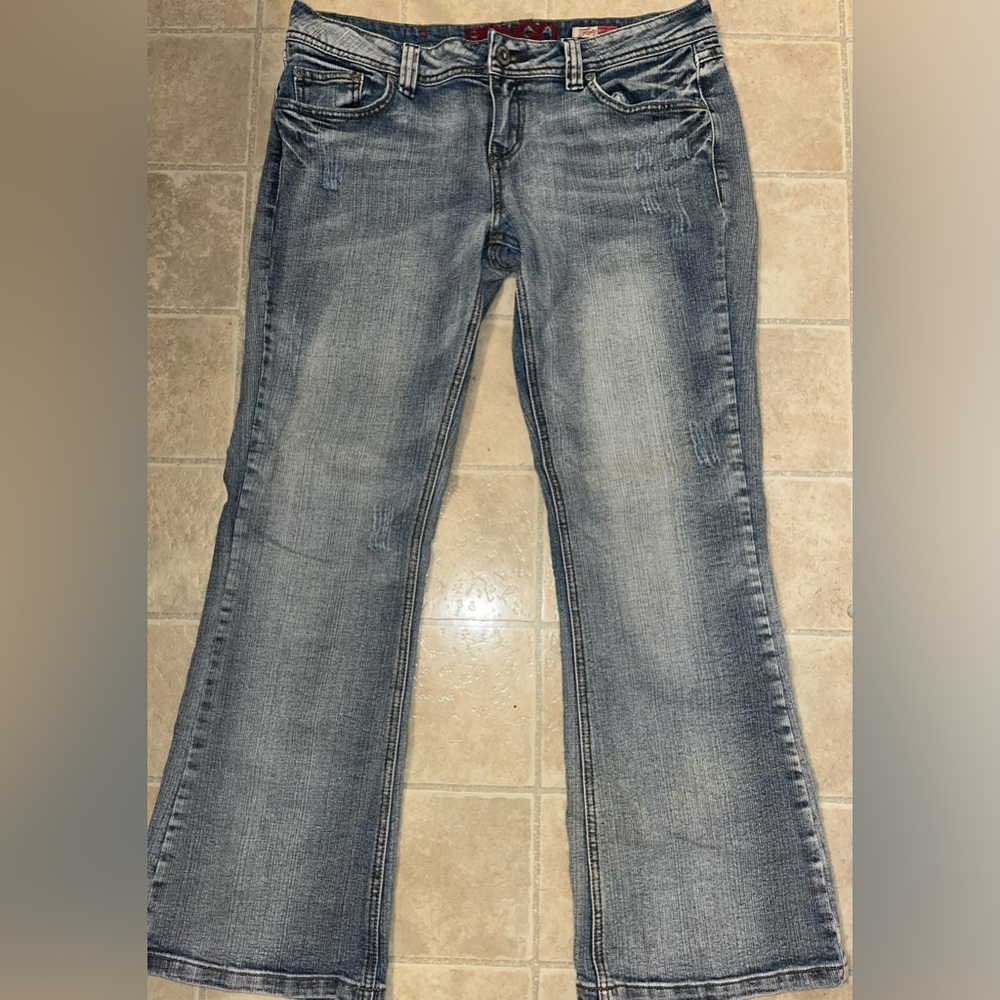 COPY - Bongo Low Rise Bootcut Flirty Jeans Size 13